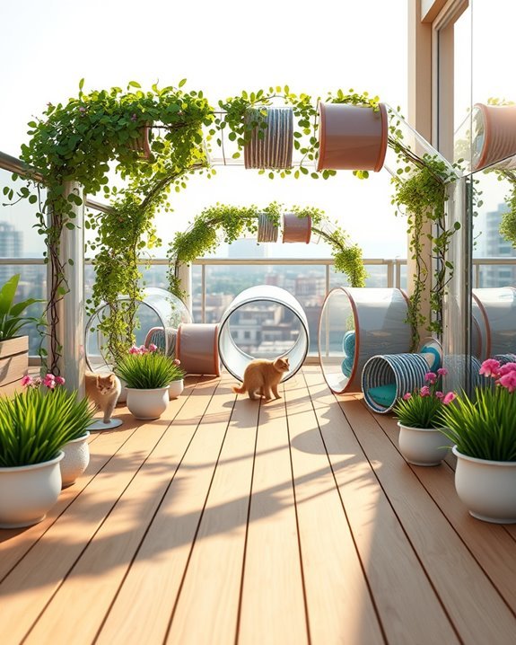 safe outdoor exploration tunnels