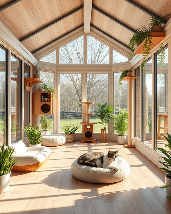 safe outdoor space for cats