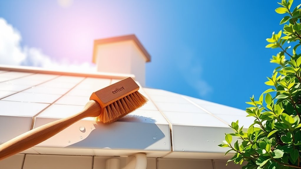 safe roof tile cleaning