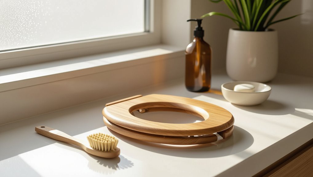 safe wooden seat cleaning