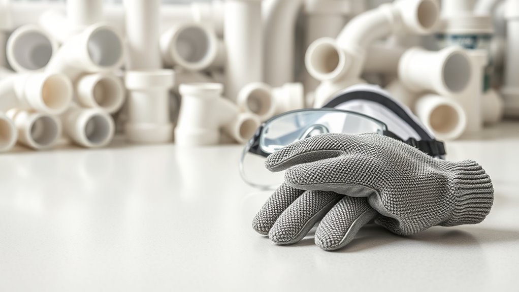 safety gear and ventilation