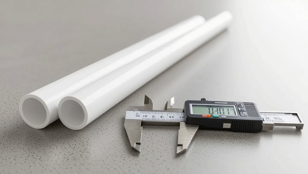 same outside diameter thicker walls