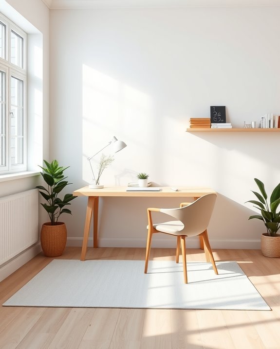 scandinavian design workspace aesthetics