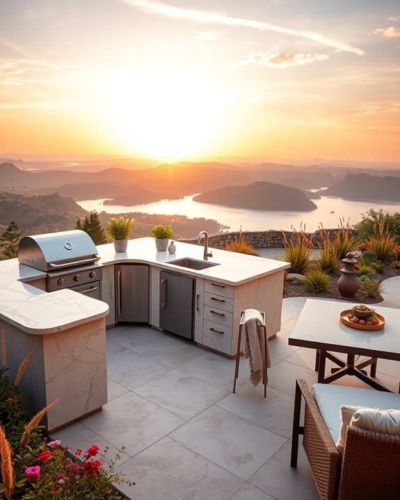 scenic outdoor cooking experience