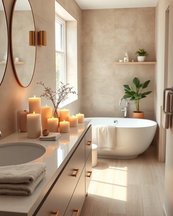 scented candles enhance relaxation