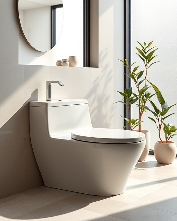 sculptural and artistic toilets