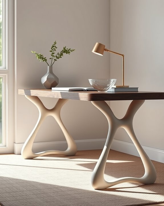 sculptural artistic workspace design