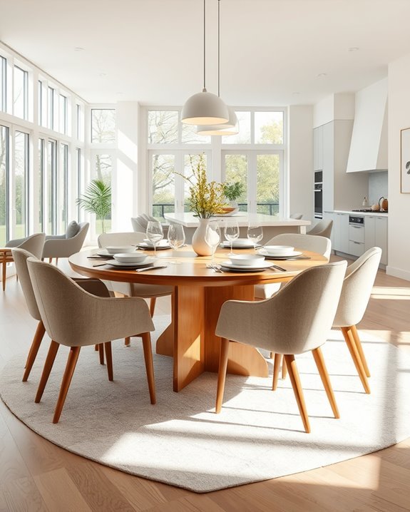 seamless dining area integration