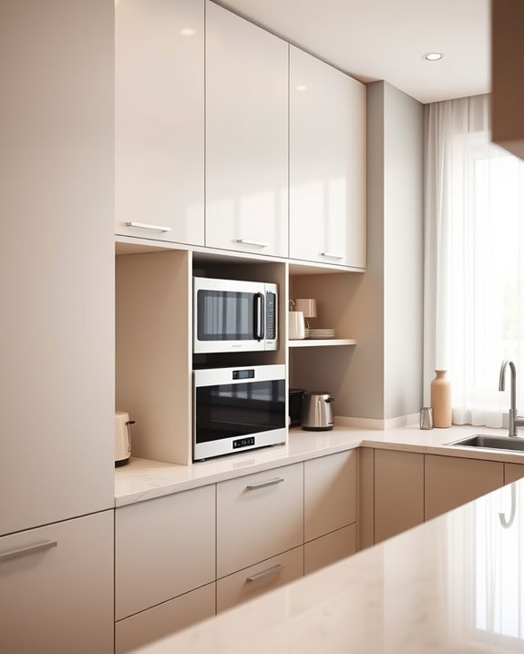 seamless microwave storage solution