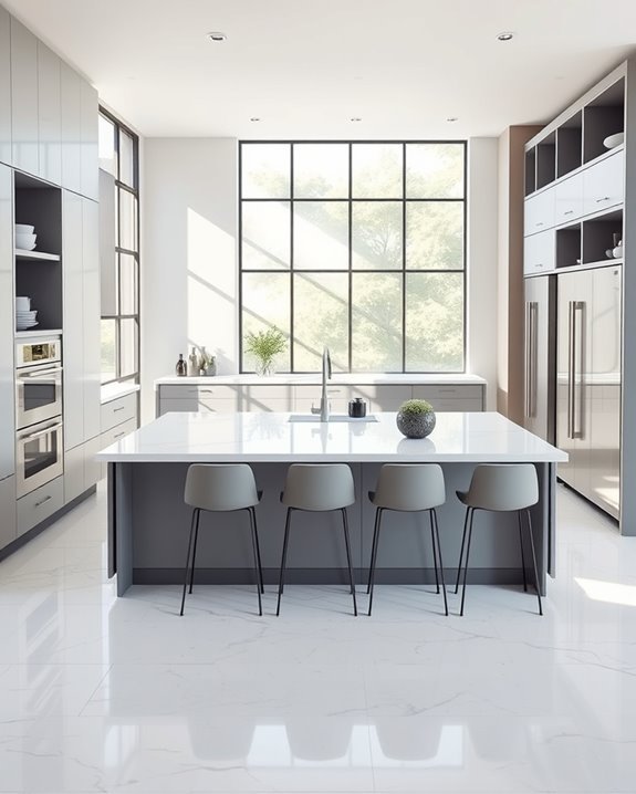 seamless modern easy to clean countertops