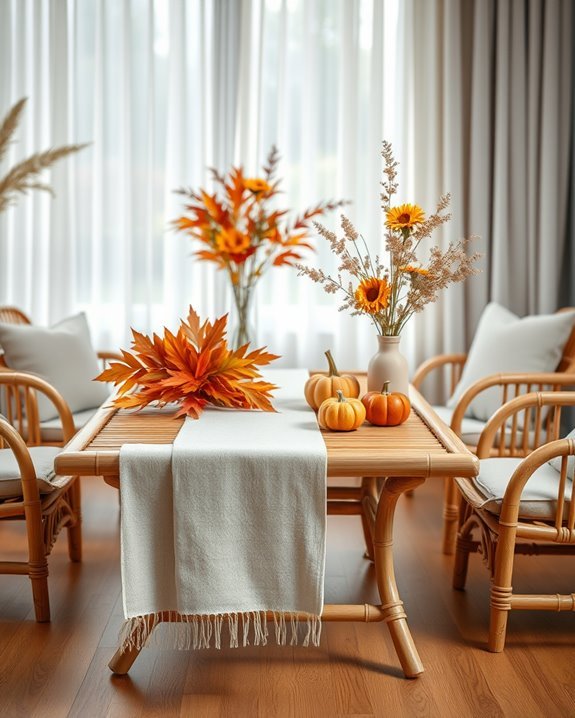 seasonal bamboo decor transformation