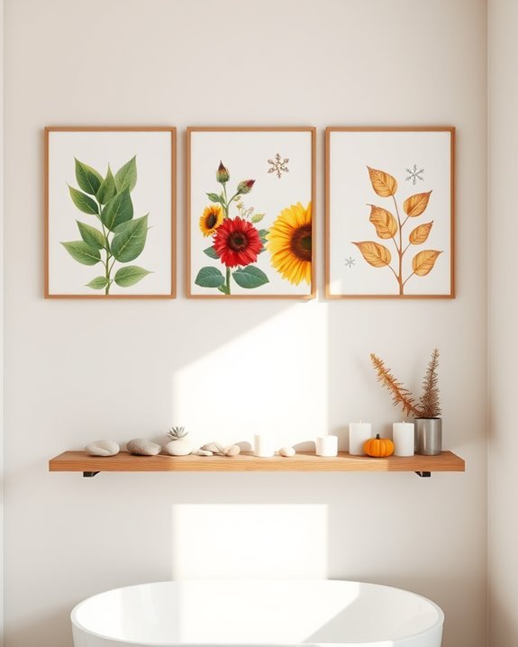 seasonal bathroom decor updates