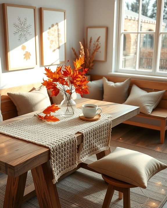 seasonal decor enhances ambiance