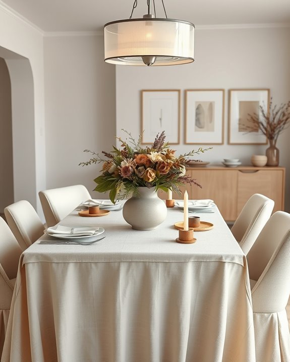 seasonal dining room decor