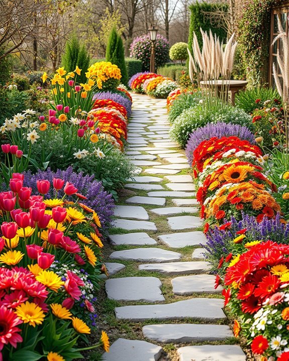 seasonal flower variety rotations