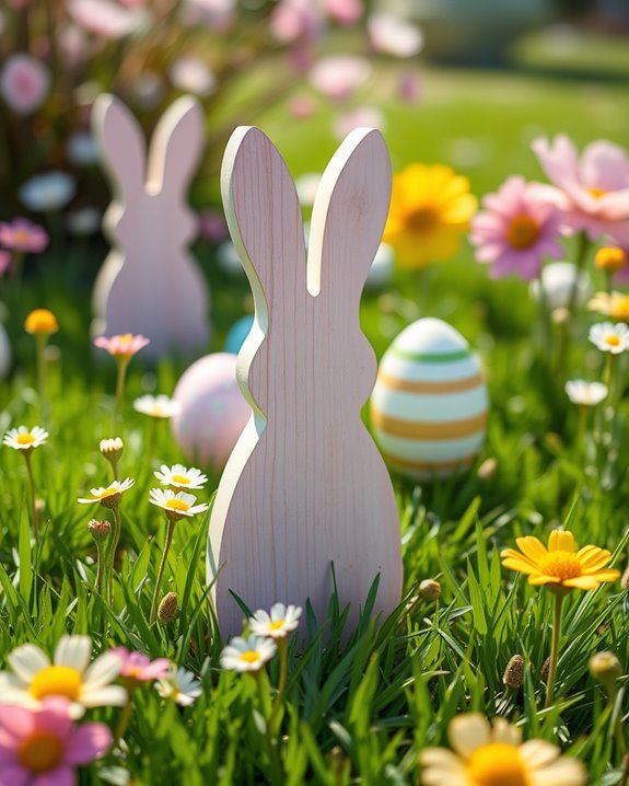 seasonal garden yard stakes