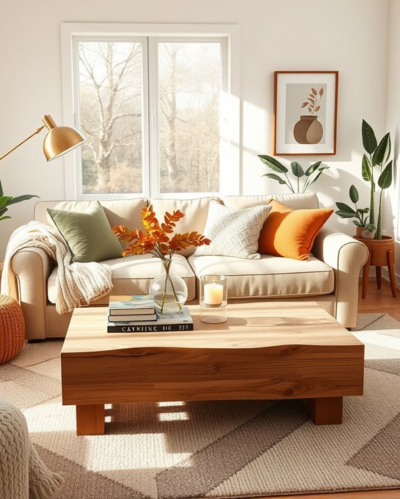 seasonal living room refresh