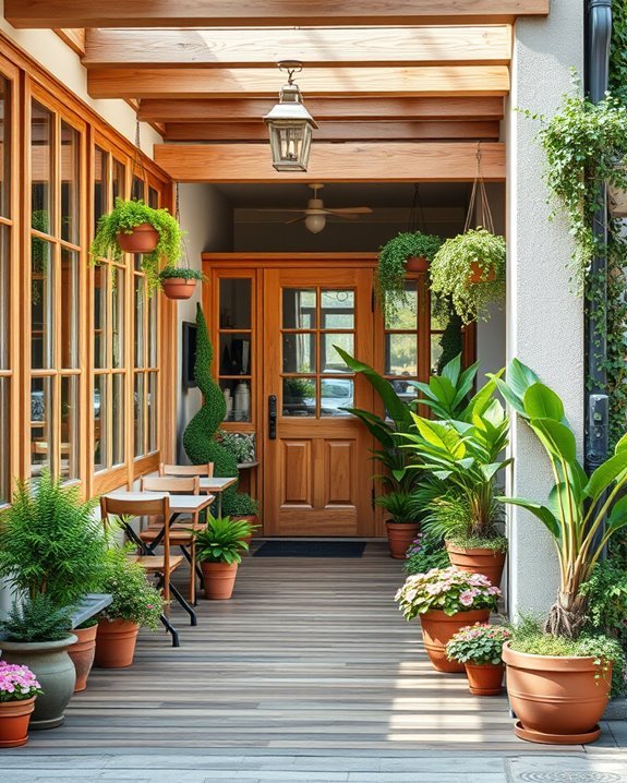 seasonal plant display appeal