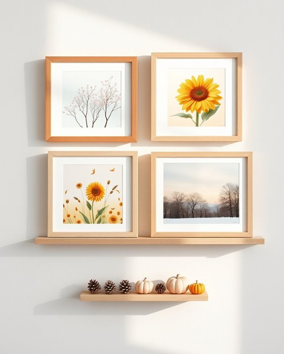 seasonal wall decor transformation