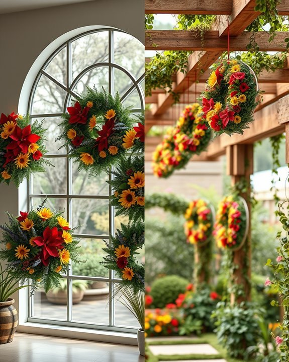 seasonal wreath garden creations