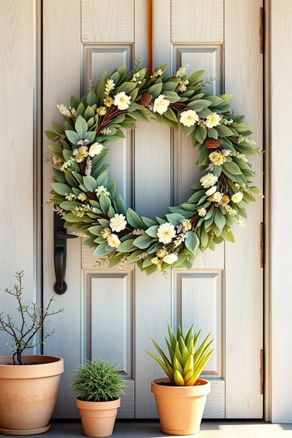 seasonal wreaths enhance decor