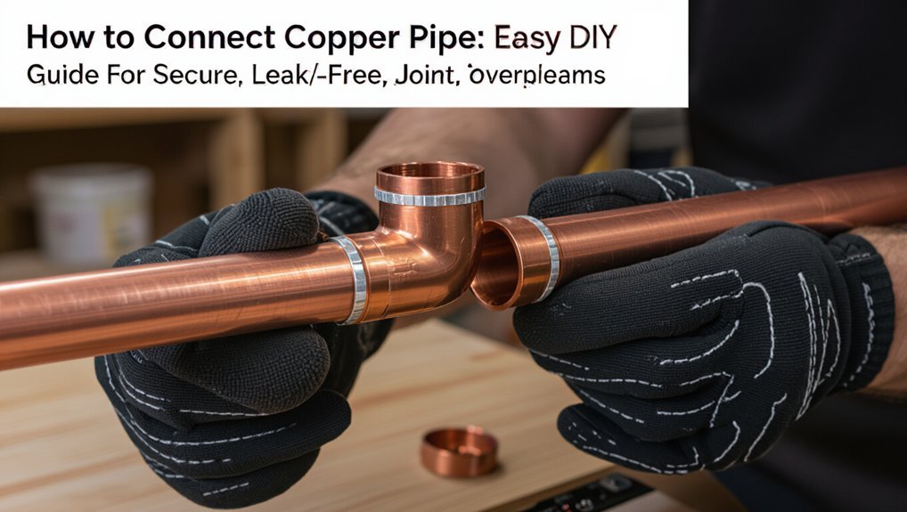 secure copper pipe connections