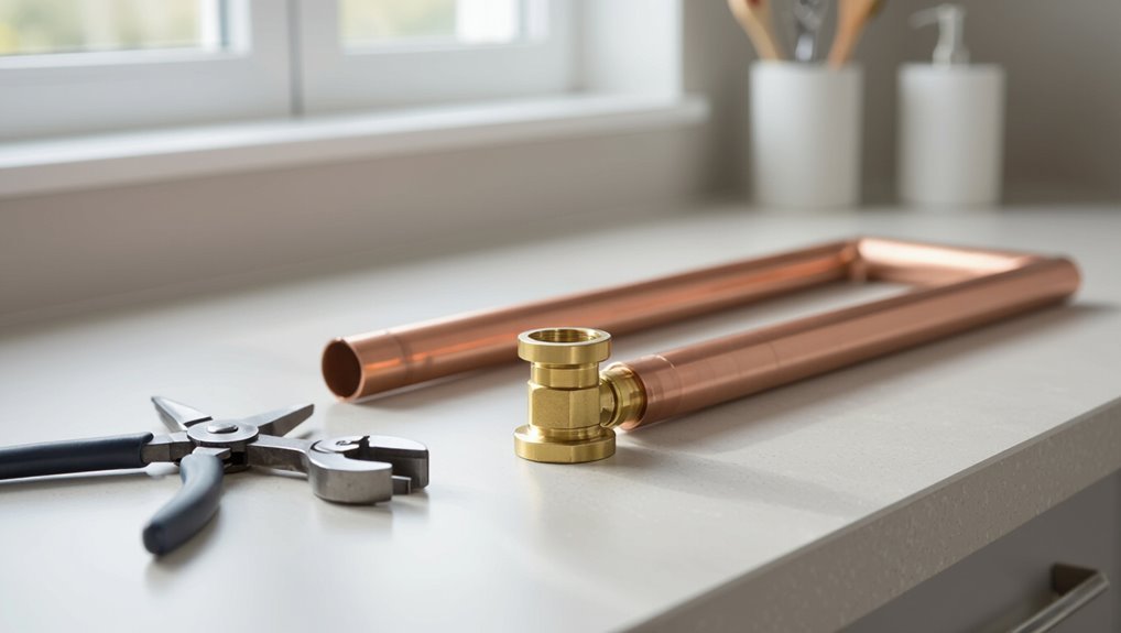 secure flexible pipe connection