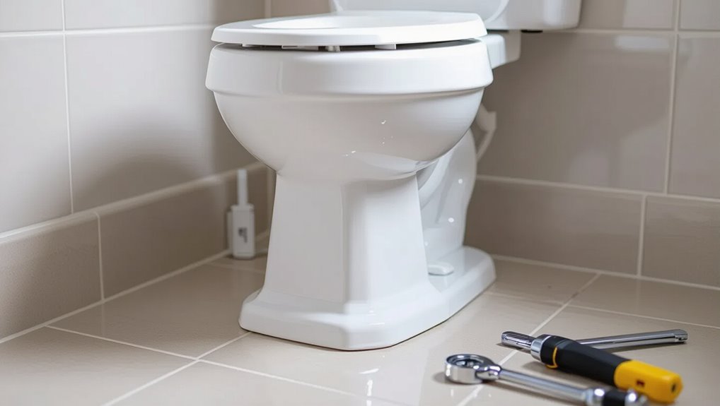 secure leak free toilet installation