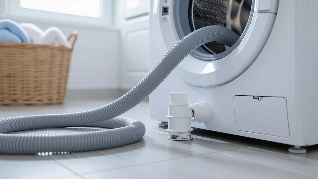 secure replace test drain hose