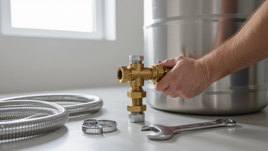 secure tank coupling installation