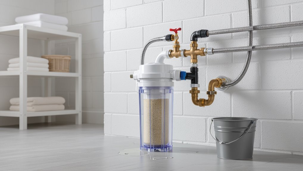 sediment filter protects plumbing