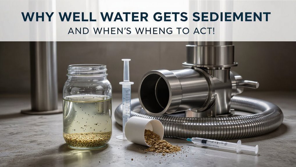 sediment in well water
