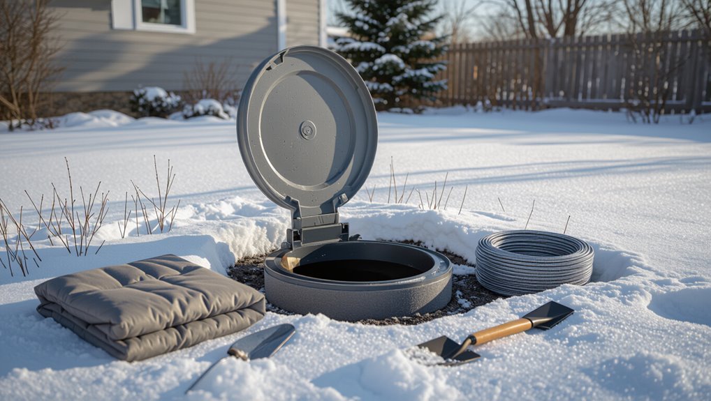 septic system freeze prevention