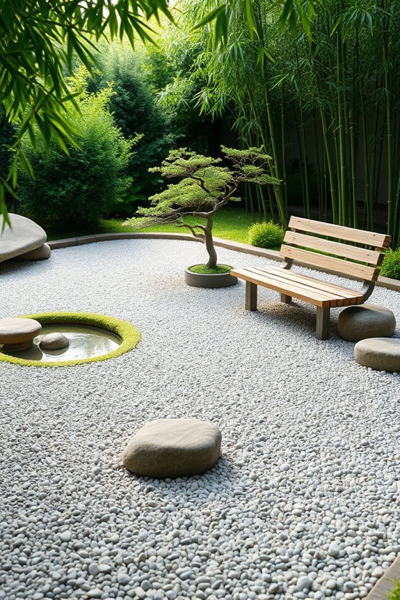 serene backyard zen garden