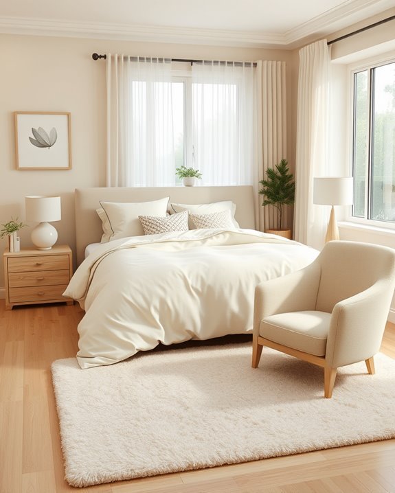 serene beige and cream retreat