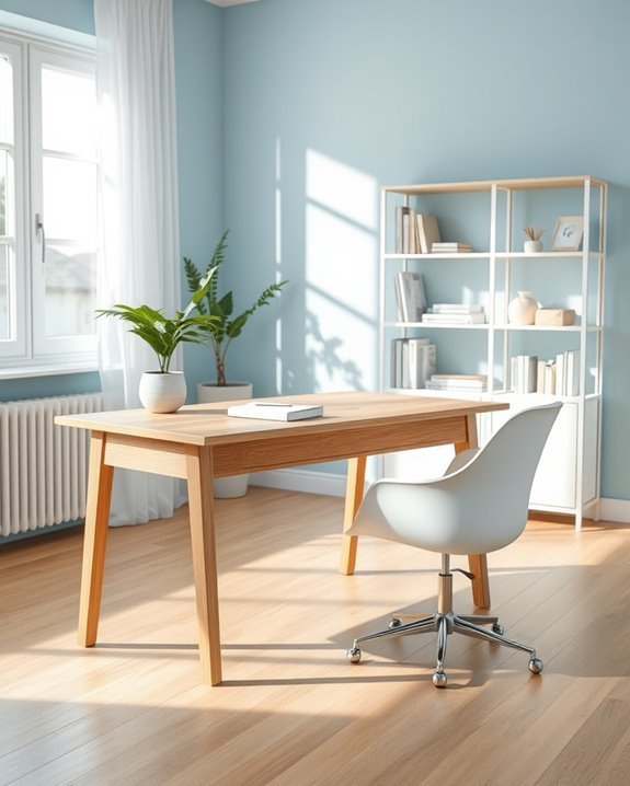 serene calming creative backdrop
