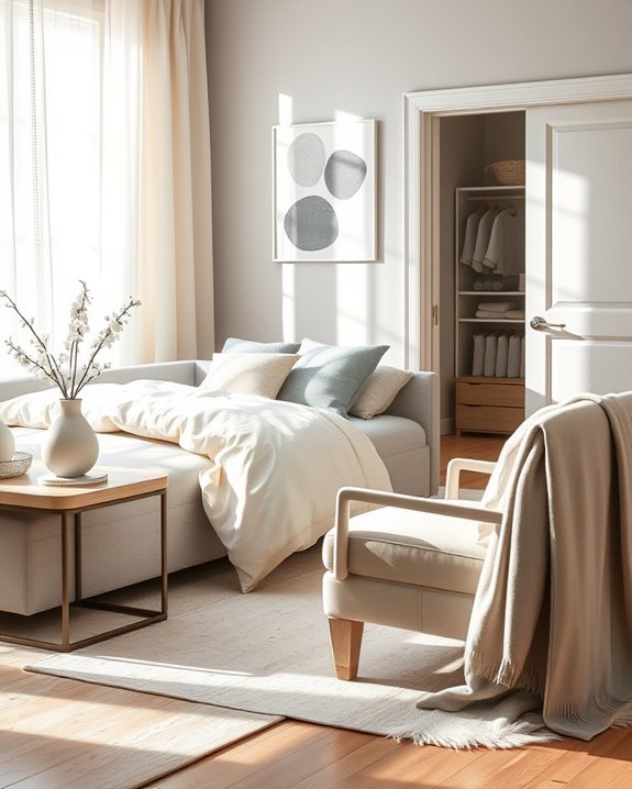 serene grey and cream retreat