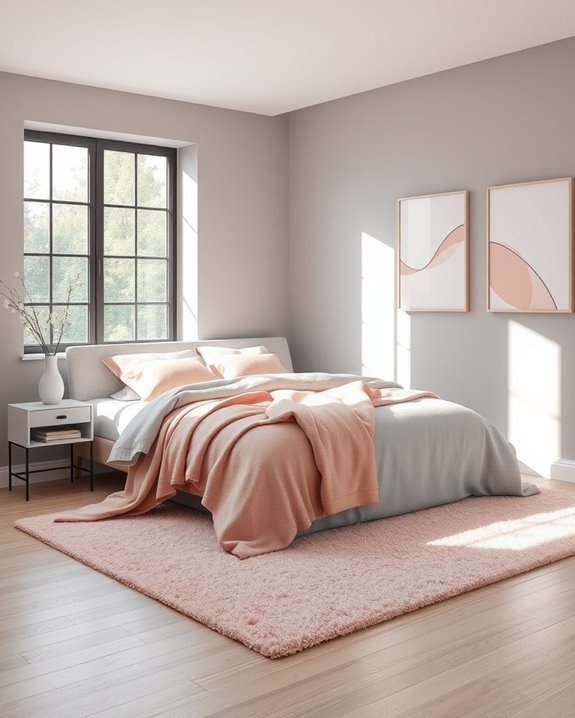 serene grey blush sanctuary