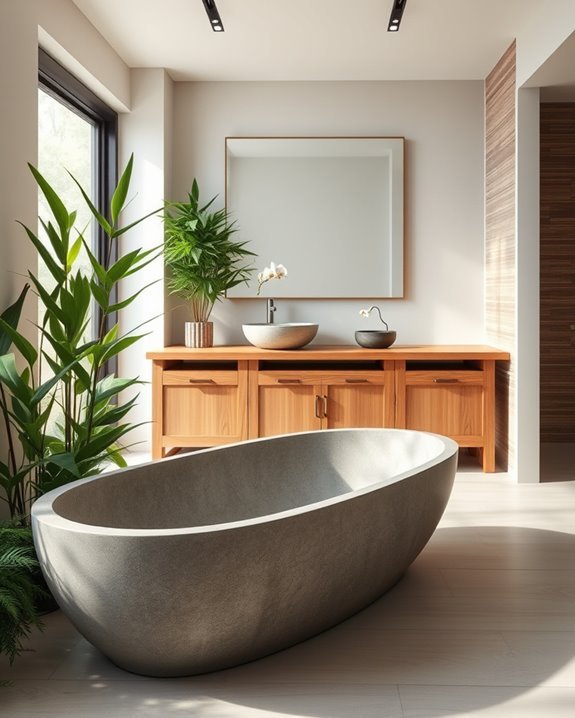 serene minimalist bamboo decor