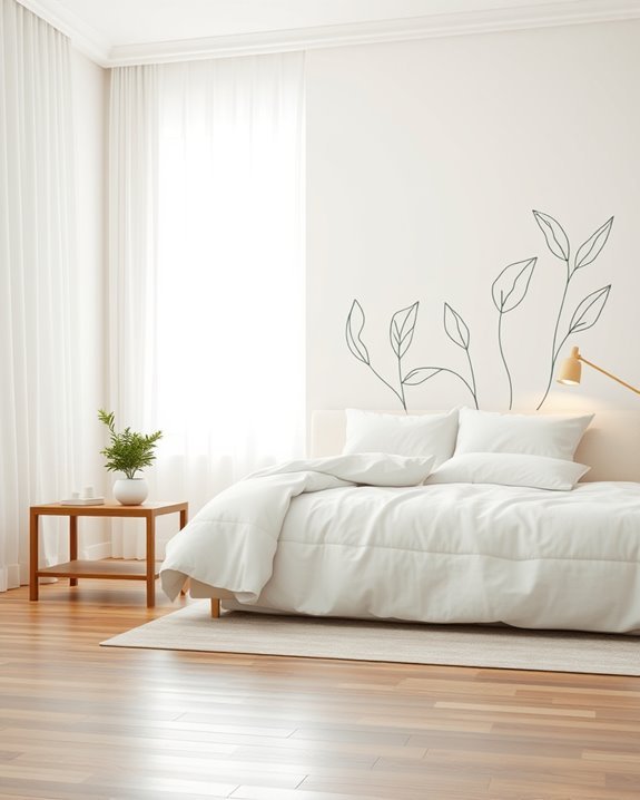 serene minimalist wall decor