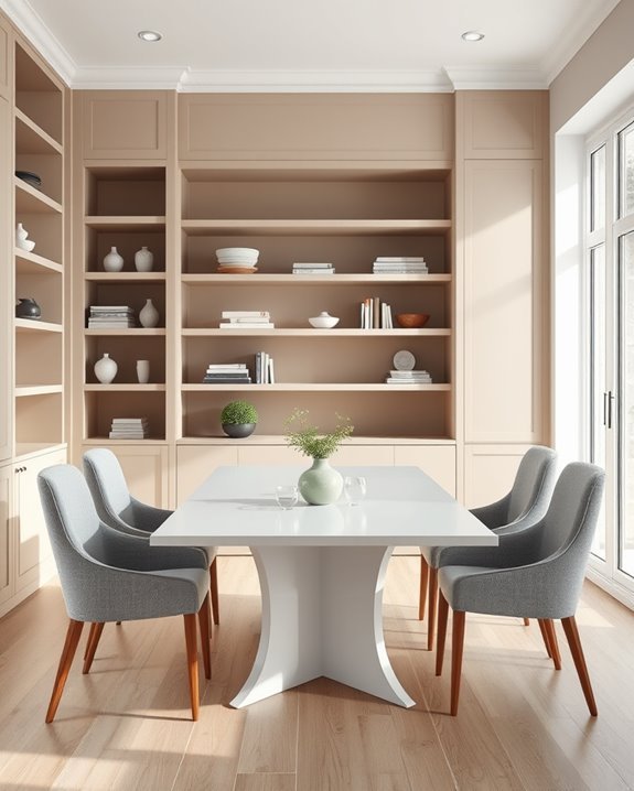 serene neutral built in designs