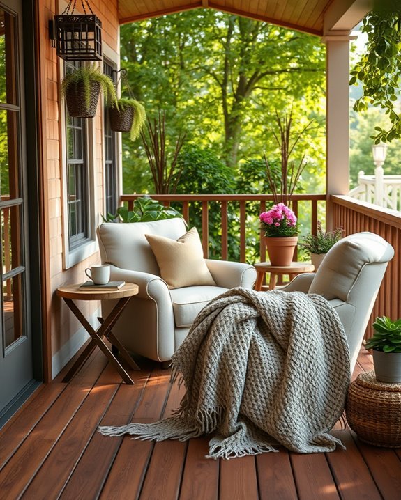 serene outdoor reading haven
