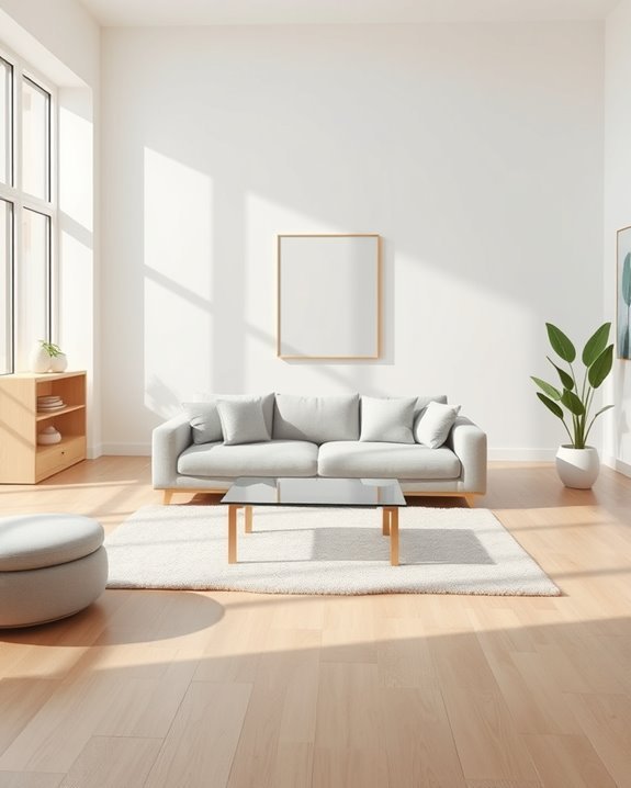 serene purposeful living space