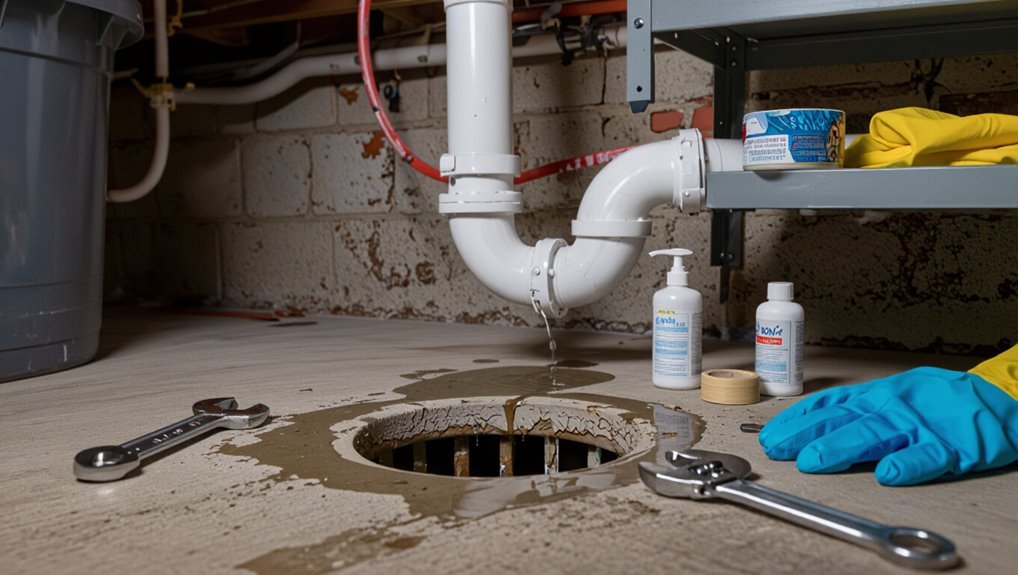 sewage odors from plumbing