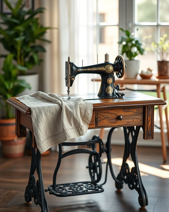 sewing machine table restoration