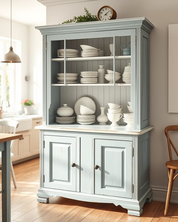 shabby chic hutch makeover