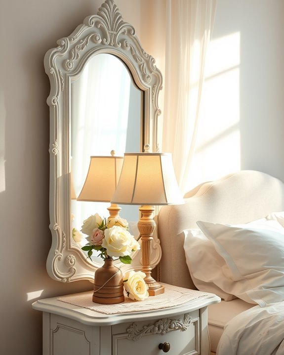 shabby chic romantic mirrors