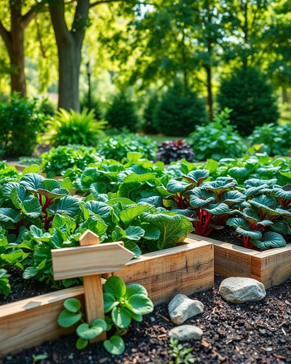 shade friendly vegetable options