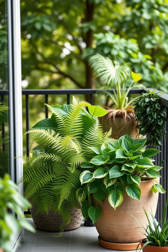 shade loving balcony plants