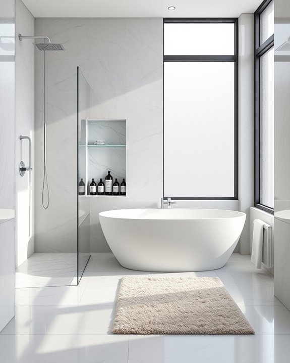 shower niche storage solutions